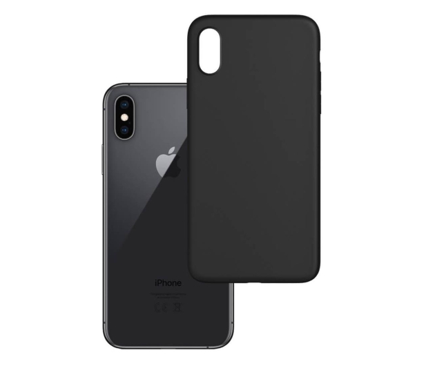 3mk Matt Case do iPhone X/XS czarny - 550981 - zdjęcie